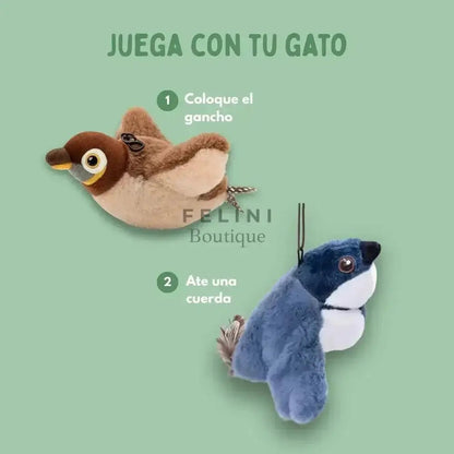 Pájaro interactivo para gatos - Boutique Felini