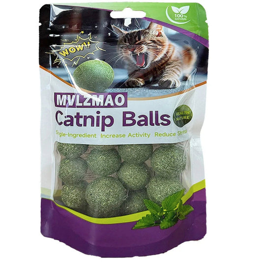 Paquete de bolas Catnip hierba gatera 100% natural 110g