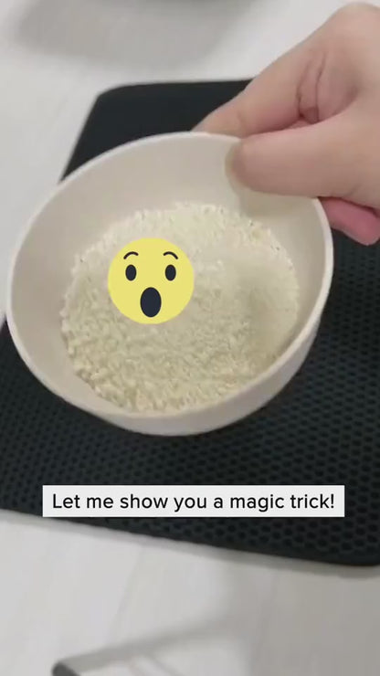 Alfombrilla para arena de gato para mascotas, suministros para mascotas, alfombrilla doble de EVA para arena de gato