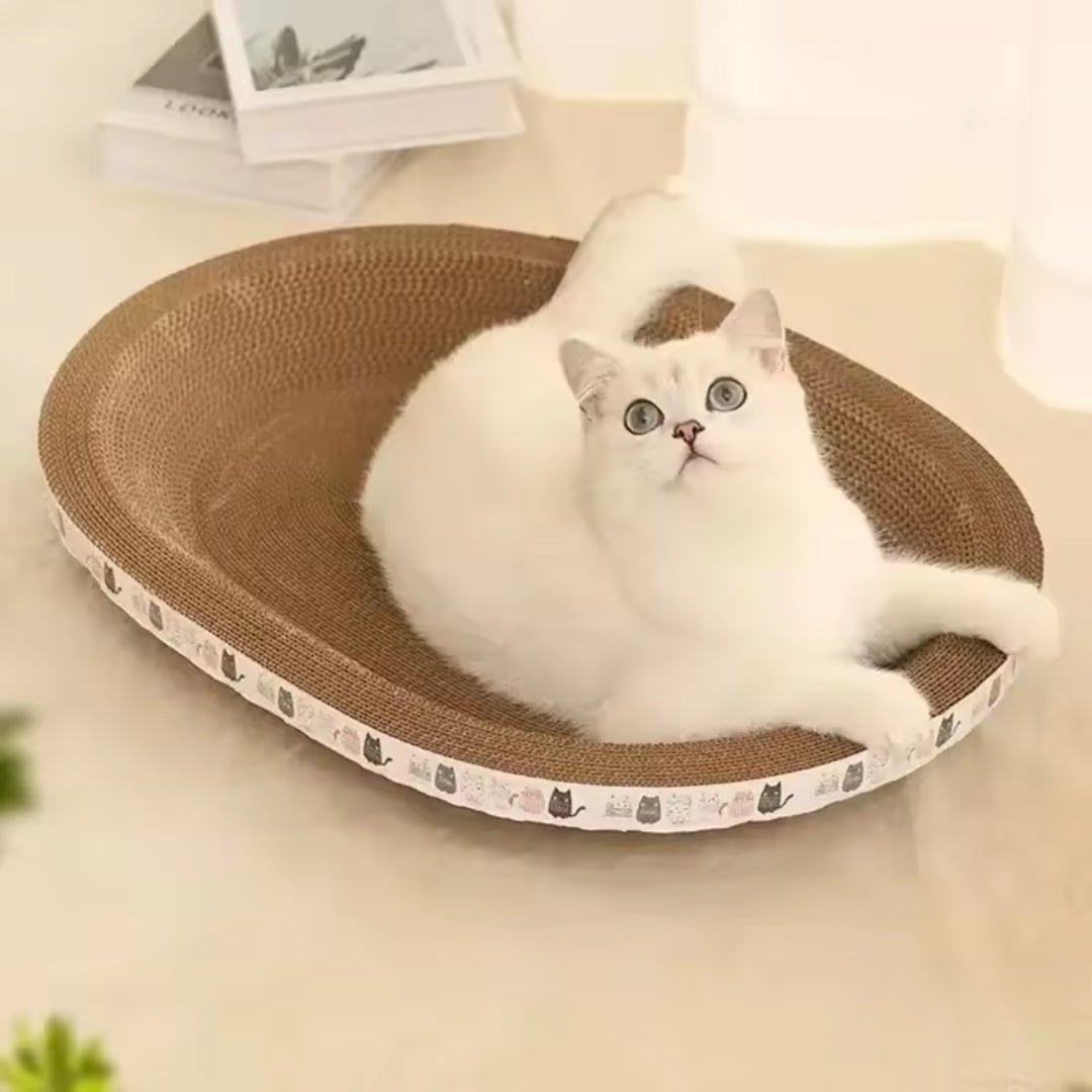 Rascador cama corrugado Kenji para gatos