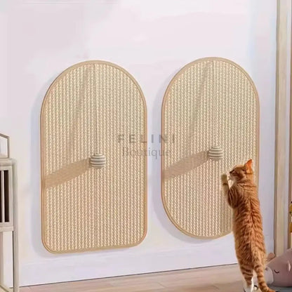 Rascador para suelo o pared con pelota incorporada Rustimet - Boutique Felini