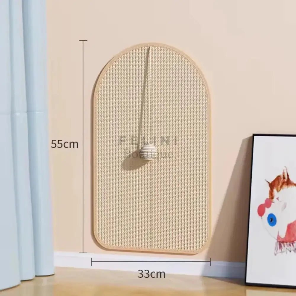 Rascador para suelo o pared con pelota incorporada Rustimet - Boutique Felini