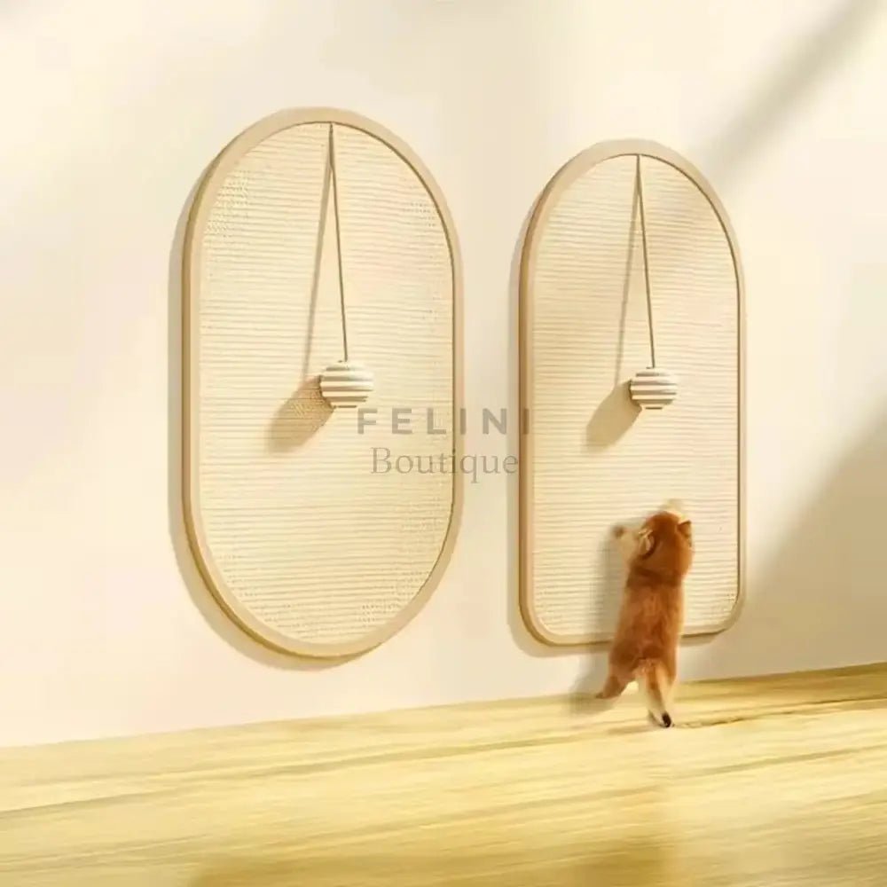 Rascador para suelo o pared con pelota incorporada Rustimet - Boutique Felini