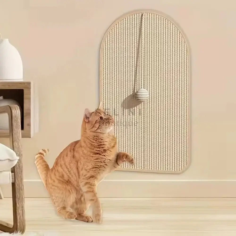 Rascador para suelo o pared con pelota incorporada Rustimet - Boutique Felini