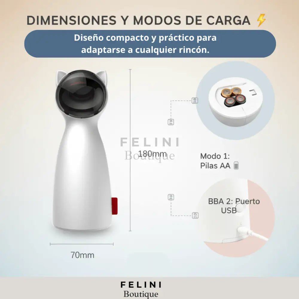 Robot Puntero Láser 360º - Boutique Felini
