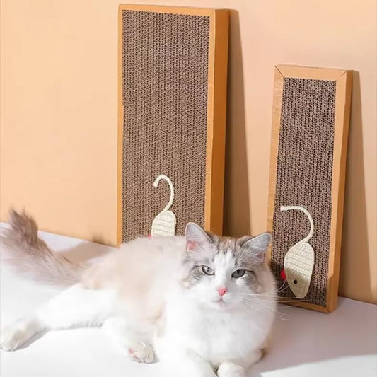 Tabla de rascar RascaMouse de cartón para gatos