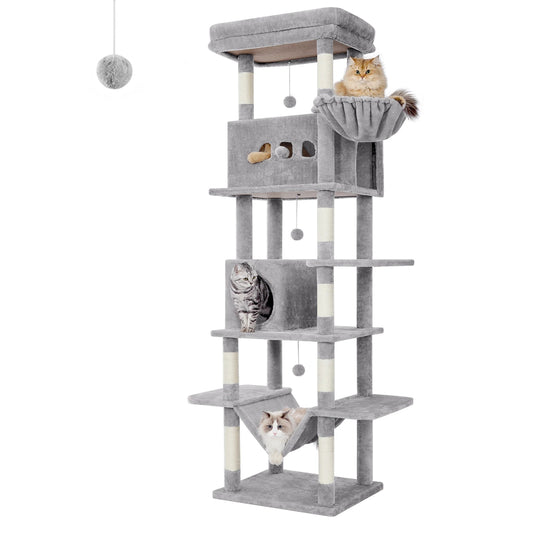 Torre Gigante para Gatos (210 cm) – La Villa de Lujo Multinivel - Boutique Felini