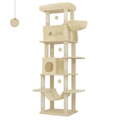 Torre Gigante para Gatos (210 cm) – La Villa de Lujo Multinivel - Boutique Felini