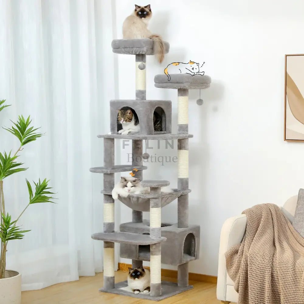 Torre Rascadora "Grand Palace" XXL para Gatos - Boutique Felini