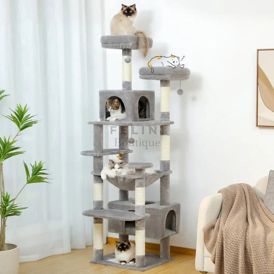 Torre Rascadora "Grand Palace" XXL para Gatos - Boutique Felini
