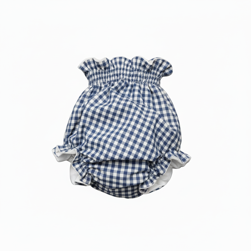 Braguita Vichy Azul y Blanco
