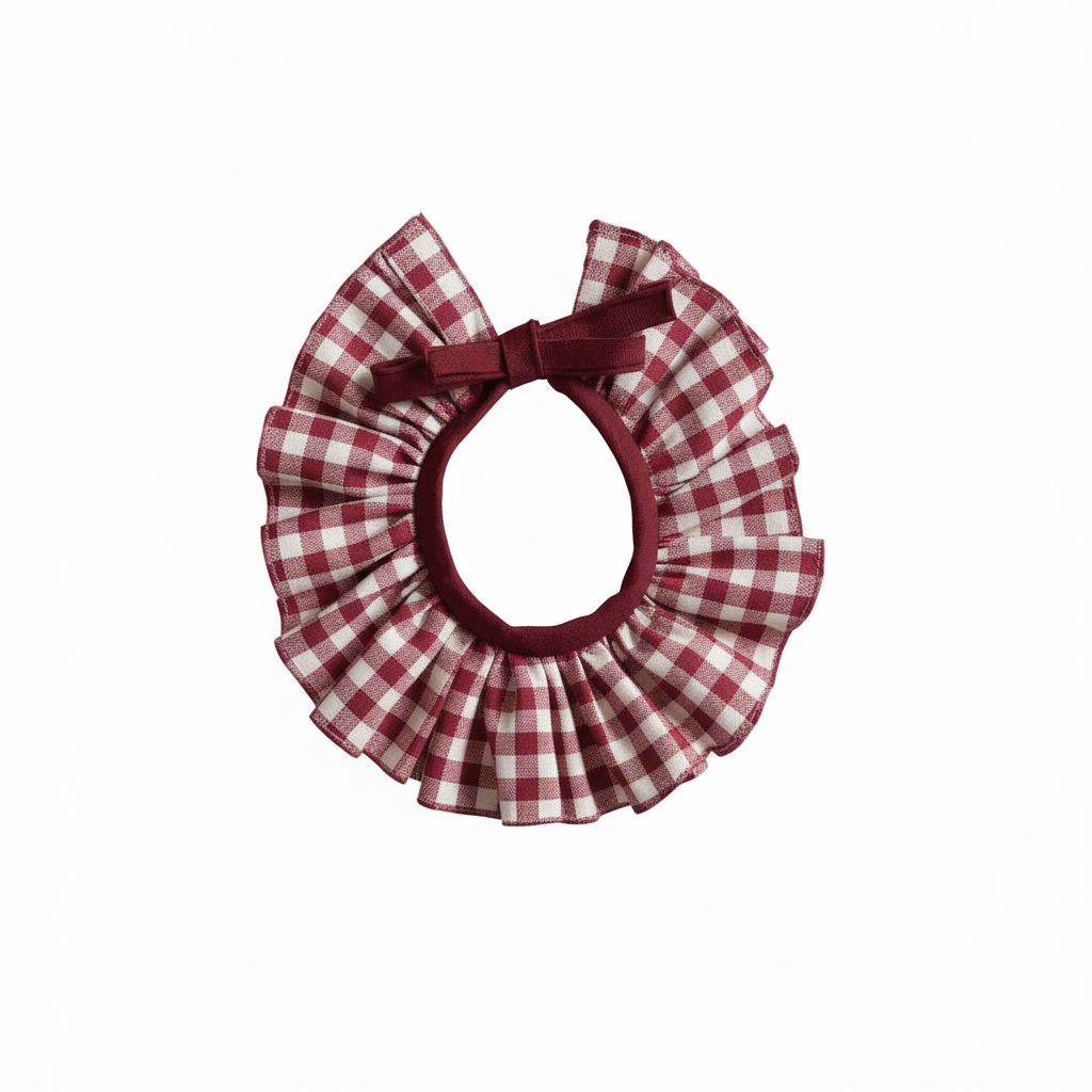 Cuello Vichy Grosella